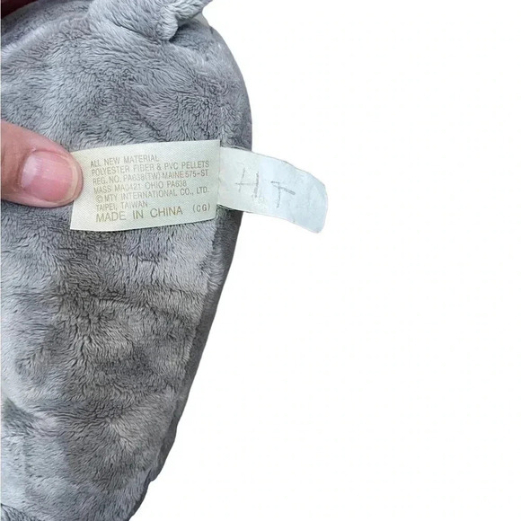 Dan Dee Collectors Choice Vintage Stuffed Gray Elephant Plush Animal Toy - Picture 6 of 11